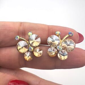 Elegant Gold Butterfly Earrings